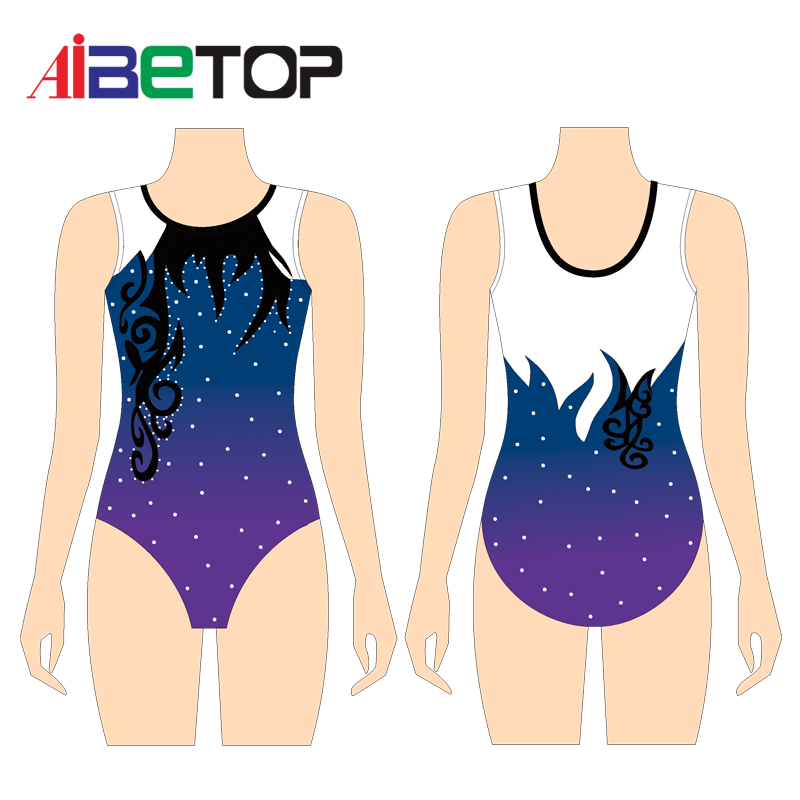Youth Sleeveless Rhinestones Bodysuit Girls Gymnastics Leotards Sexy Dance Leotards5