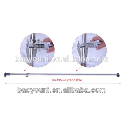 BYN shower curtain rod magnetic curtain rod swivel curtain rod DQ-0124