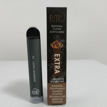 추가 1500 퍼프 일회용 vape 도매 가격