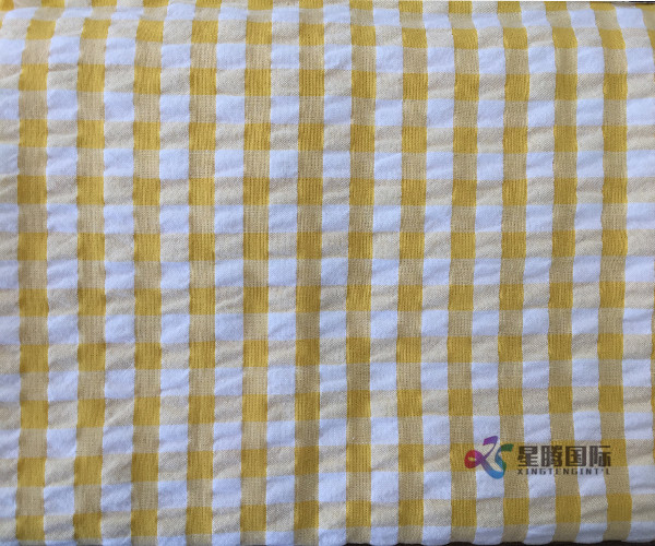 Seersucker and Plaid Yellow