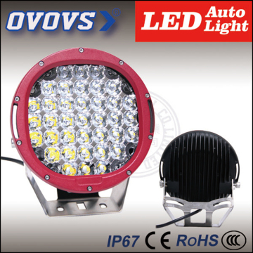 OVOVS red and black 9inch round 111w led forklift light