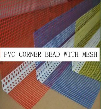 all mesh color can make,good plastic materials,carton and pallet packing, Fiberglass mesh with PVC corner bead