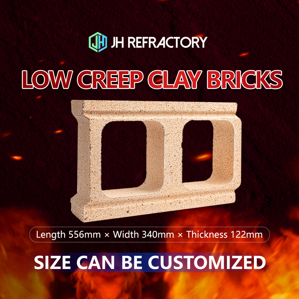 Low creep clay bricks Fire escape wall bricks white