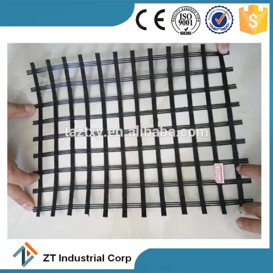 40kn/m polyester geogrid for mine grid