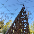 Sculpture de feuille rouillée en acier Corten à vendre