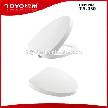 toilet plastic seat cover with stainless steel hinge