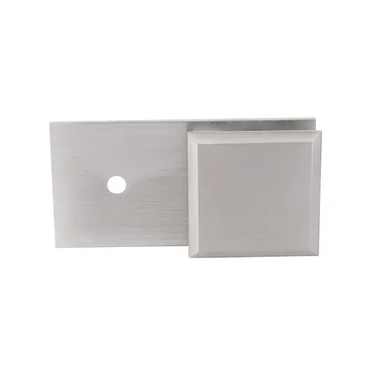 Sleek Wall to Glass Door Clip for Bathrooms