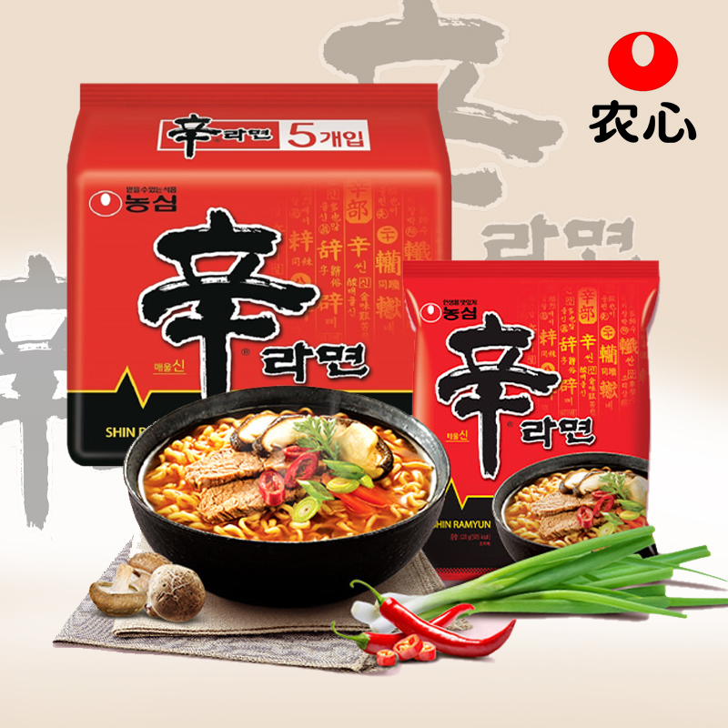 Nongshim Shin Ramyun Spicy Korean Instant Noodles