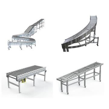 Gravity-Powered Portable Conveyor for Heavy Duty Warehouse Use