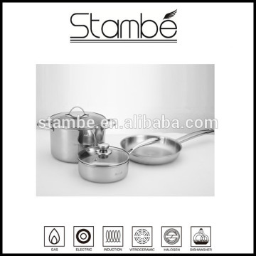 2015 Most popular Triply stainless steel cookware set