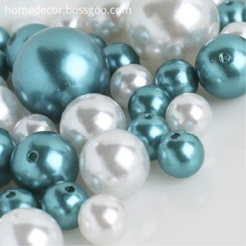 Sea Blue And White Pearl