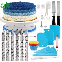 Kits de ferramentas multifuncionais de silicone para decoração de bolos