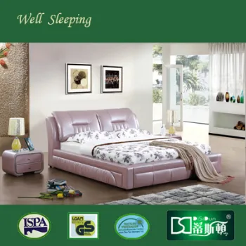 Hot Sale High End Fancy Pink Divan Bed Design - DS-720#