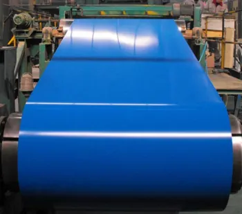 Blue color Prepainted GI steel coil / PPGI / color coated galvanized steel sheet in coil