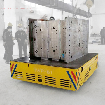 15T batteriebetriebene automatische selbstfahrende Schiene-Wandertransferwagen