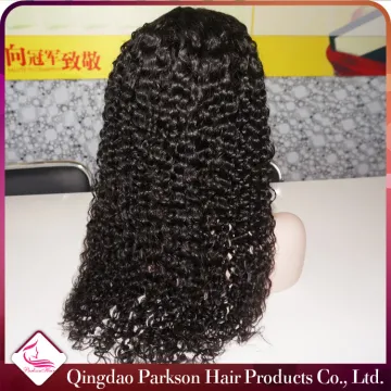 Natural Black Brazilian Virgin Hair Deep Curly Full Lace Wig Unprocessed Remy Human Hair Full Lace Wig For Black Women