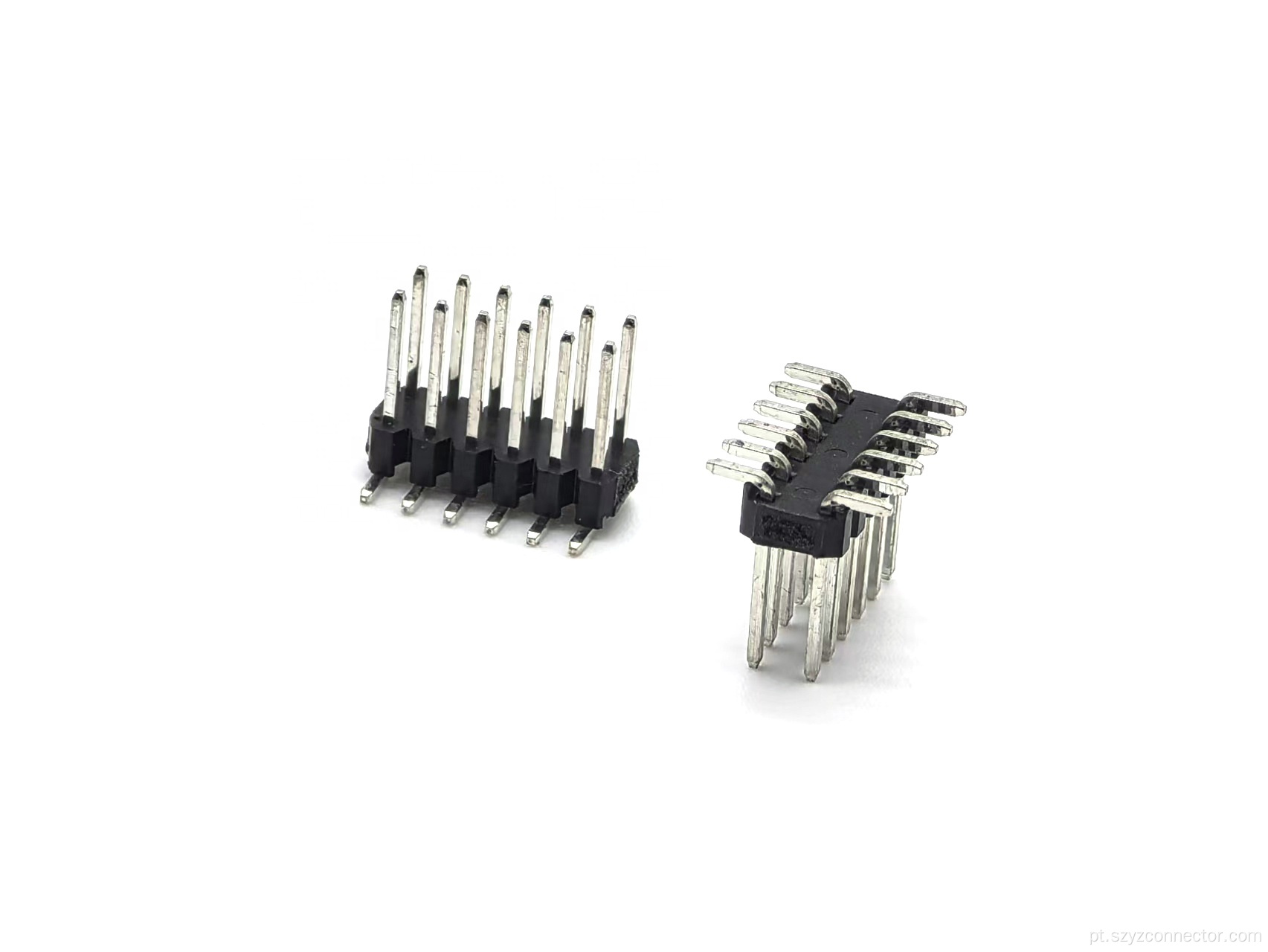 Conector de cabeçalho de pino de 2,2 mm de fileira dupla SMT