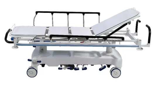 Hydraulic transfer stretcher