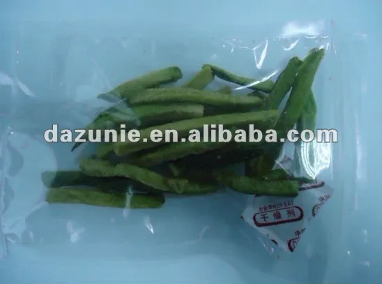 Vacuum Fried Green Raddish Strips