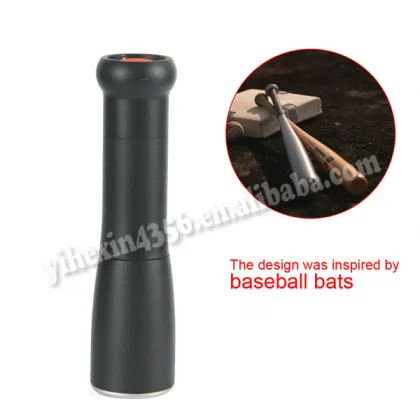 Outdoor Self-defense Bat-Type Flashlight T6 Flashing Bat Flashlight Zoomable