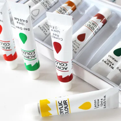 Customizable 12ml Acrylic Pigment Sets for Art Painting