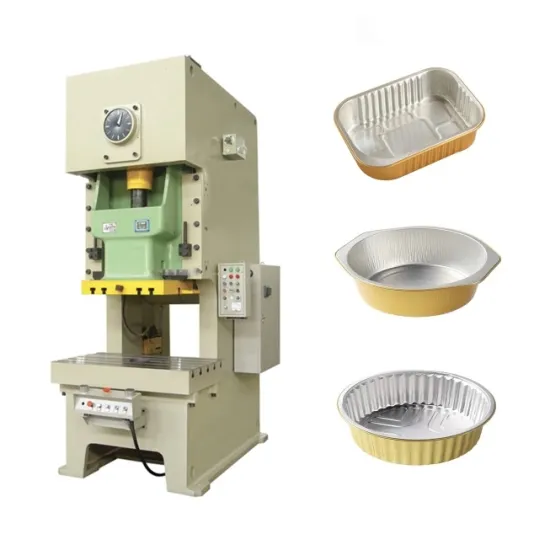 Air Clutch Type 100 Ton Power Press Machine for Aluminum Foil Containers