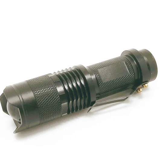 Mini Flashlight Q5 LED Torch: Adjustable Focus and Zoomable Lighting Solution