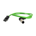 Ethernetip M12 Право углового до кабельного кабеля RJ45