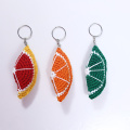 Hot selling creative hand crocheted fruit key pendant