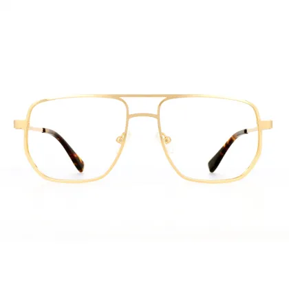 Ultralight Titanium Pilot Blue Cut Glasses for Men - New Fashion Business Eyeglass Frame