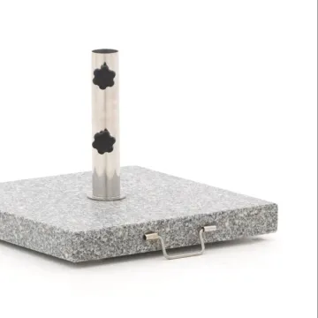 Waterproof 35KG Concrete Round Patio Umbrella Base with Wheels