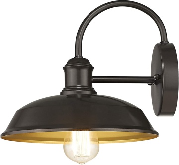 Luce a parete a LED impermeabile con sensore di luce per giardini