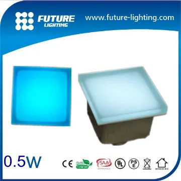 IP67 RGB 12 volt recessed under color change led deck lighting