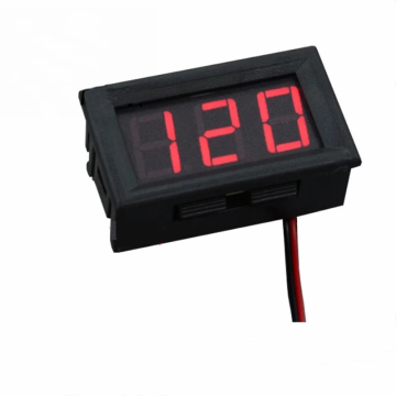 Affichage numérique LED de 0,56 pouce AC70-500V DC5V-120V Voltmètre AC à deux fils
