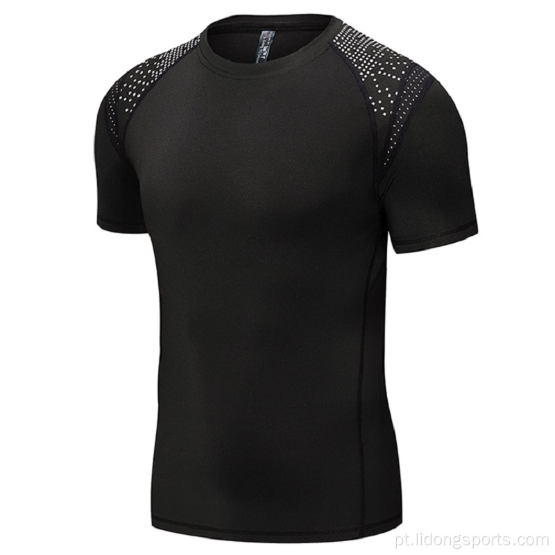 T-shirt-shirt-shirt-shirt de alta qualidade masculina masculina