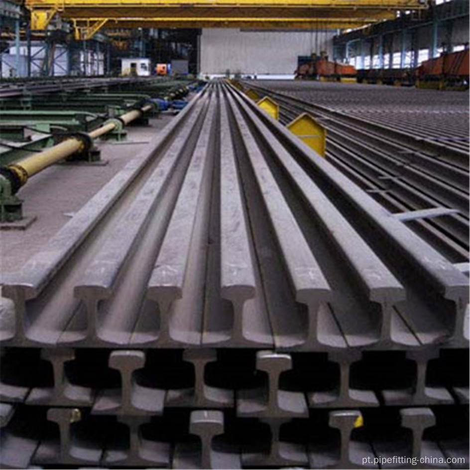 Material leve de aço Railway do carbono do trilho 55Q 12kg