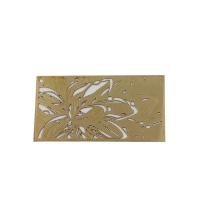 Luxury Cigar Box Accessories Brand Logo Plate