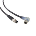 M8 Male to Angled Female LED Connection Cable