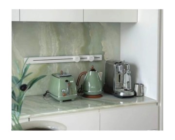 Lastra di onice verde naturale importato - lastra di marmo di pietra di onice verde lucido per bancone da cucina