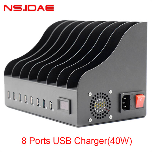 8 Port USB Charger Multiport USB Charger Power 40W Manufactory