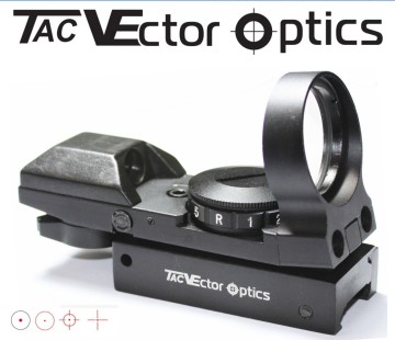 Vector Optics Phantom 1x25 Multi Reticle Red Dot Sight Scope