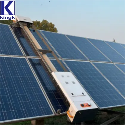 Solar Panel Cleaning Robot with Remote Control Crawler
