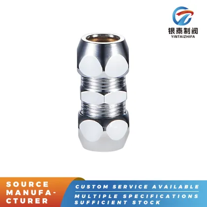 Double-Ended Compression Plumbing Pipe Fitting