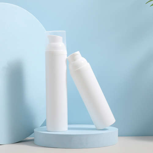 China Large Capacity White Lotion Airless Bottle Dispenser Factory