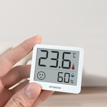 ATuMan Mini LCD Indoor Electronic Humidity Meter & Temperature Sensor Gauge