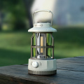 Nouvelle lanterne de camping rétro tente à LED Cob Lamping de camping USB batterie rechargeable portable Vintage d'extérieur lumière de camping