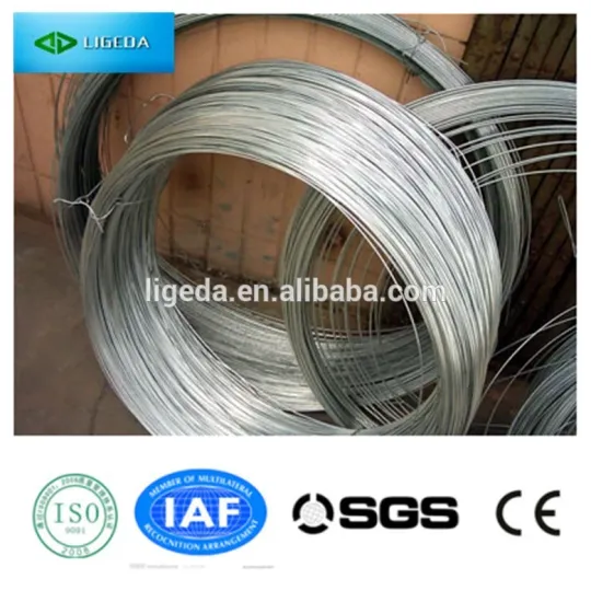 lower price electro galvanized wire/galvanized iron wire hot sale/factory