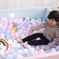 Festa di compleanno per bambini Piscina con palline oceaniche quadrata al coperto