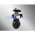 Pneumatic Butterfly Valve PVC Double Acting