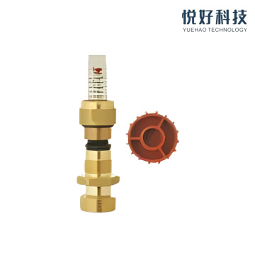 Struttura con filettatura sferica del collettore dell'acqua in ottone DIN 259